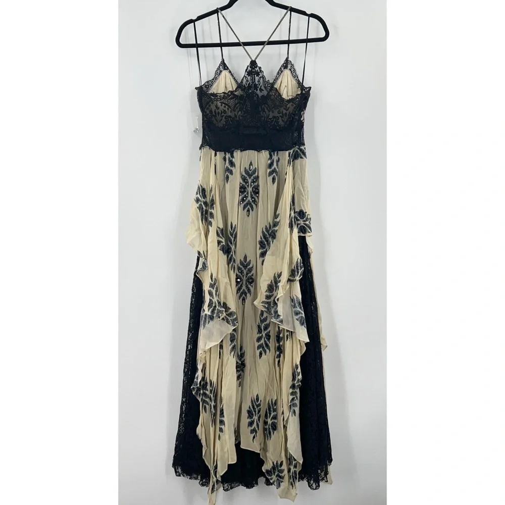 Free People Rare Jill G's Limited Edition Maxi Dress size 6 - Picture 4 of 15